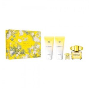 kit perfume versace yellow diamond feminino 4pcs