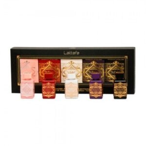 kit perfumes miniatura lattafa badee al oud collection 5pcs