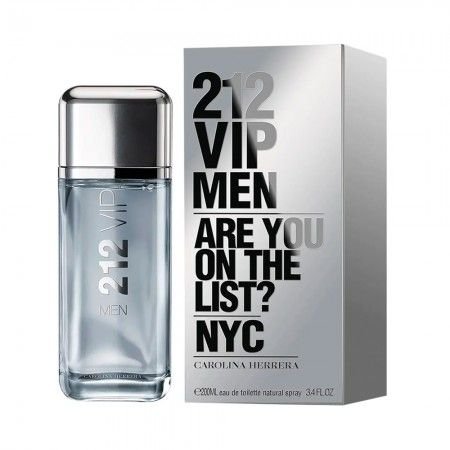 perfume carolina herrera 212 vip men edt masculino 200ml perfume carolina herrera 212 vip men edt masculino 200ml