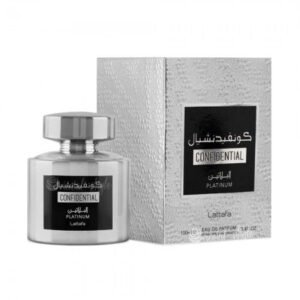 perfume lattafa confidential platinum edp masculino 100ml